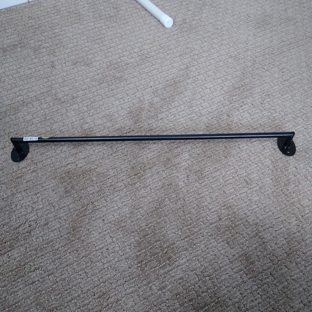 Black Towel Rack